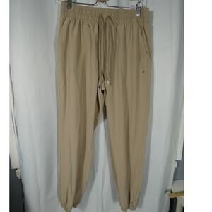 Layer8 Women's Large Qwick Dry Jogger Pants Drawstring Waist Athleisure Casual